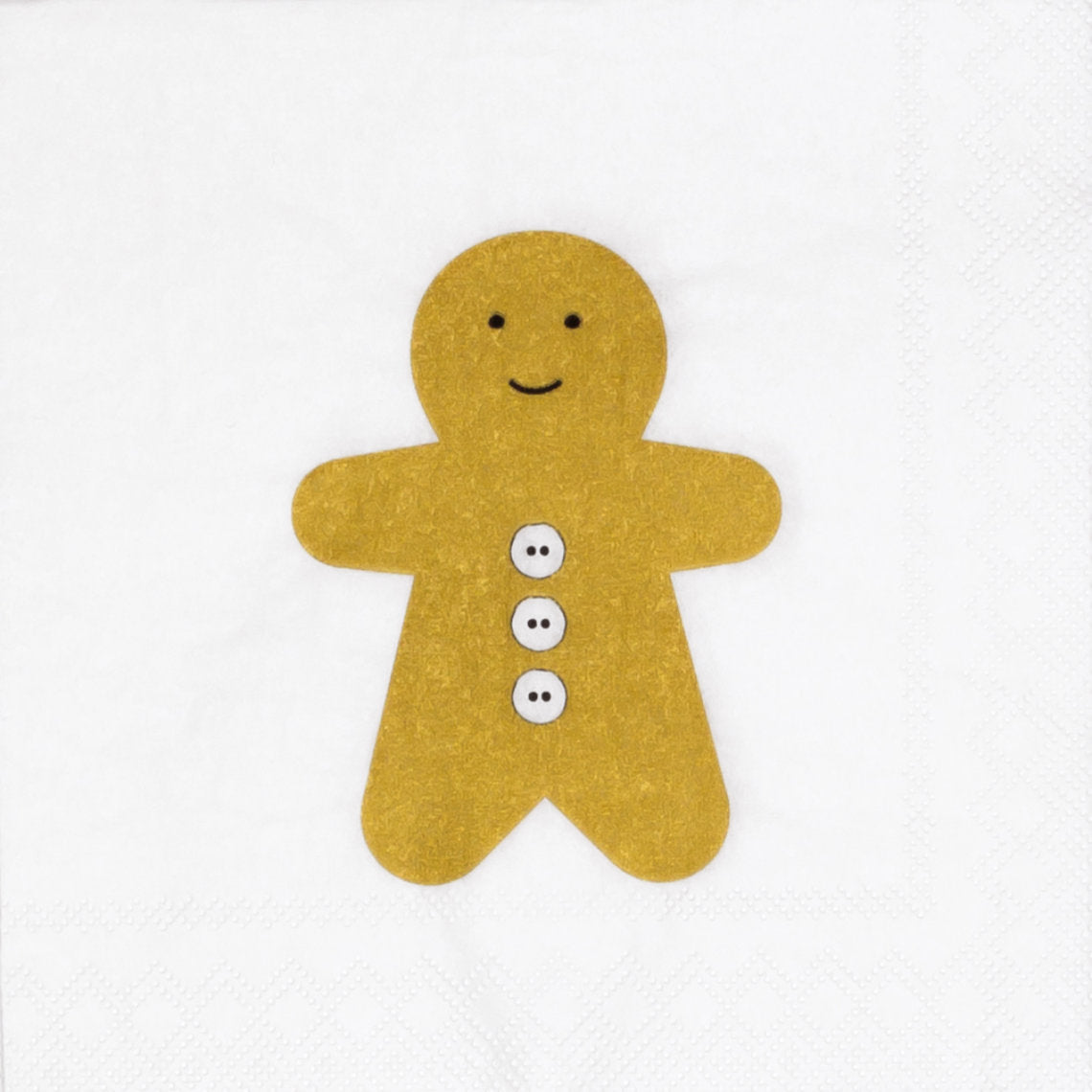 Cocktail Napkin - Gingerbread Man