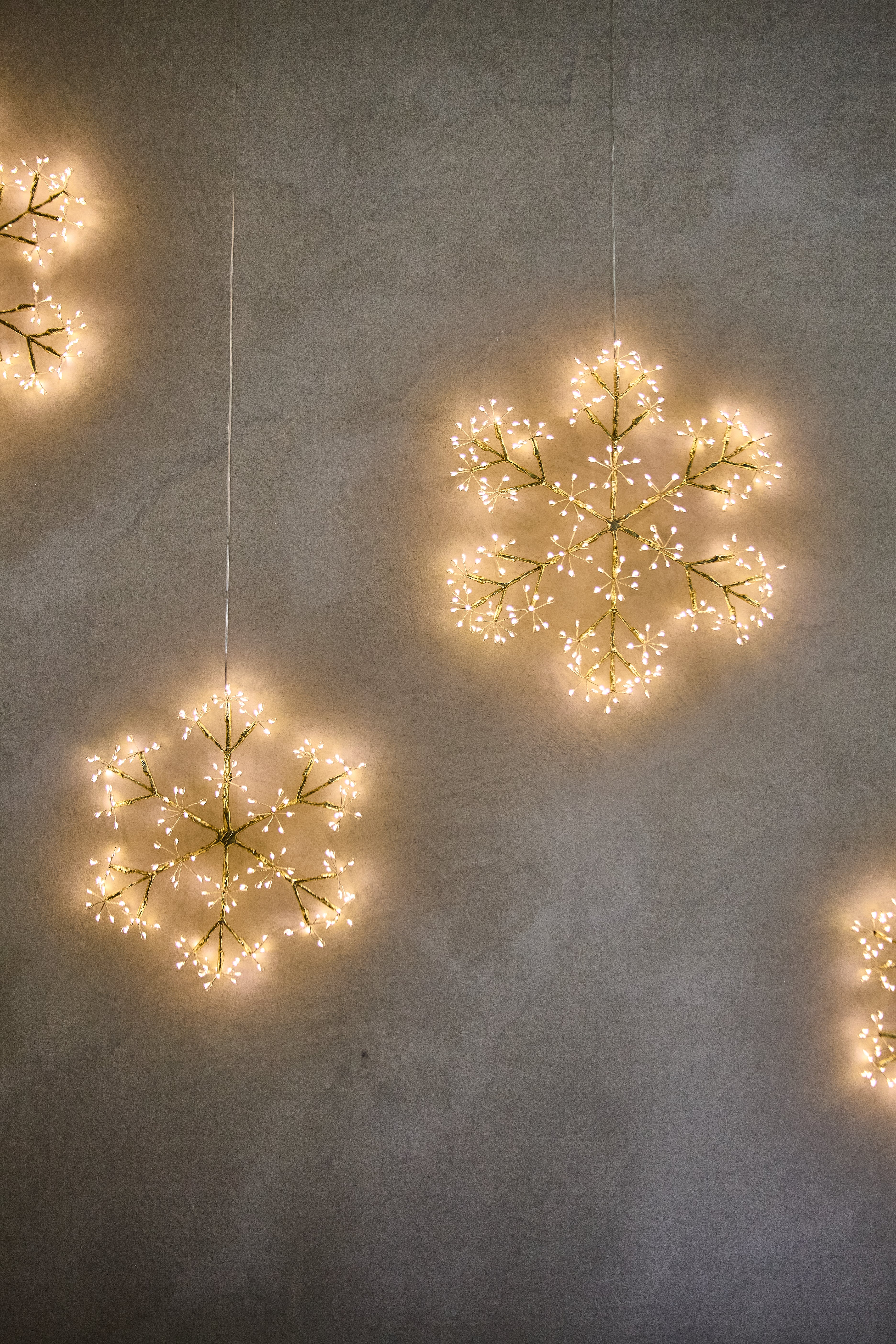 Hanging Light Up Snowflakes