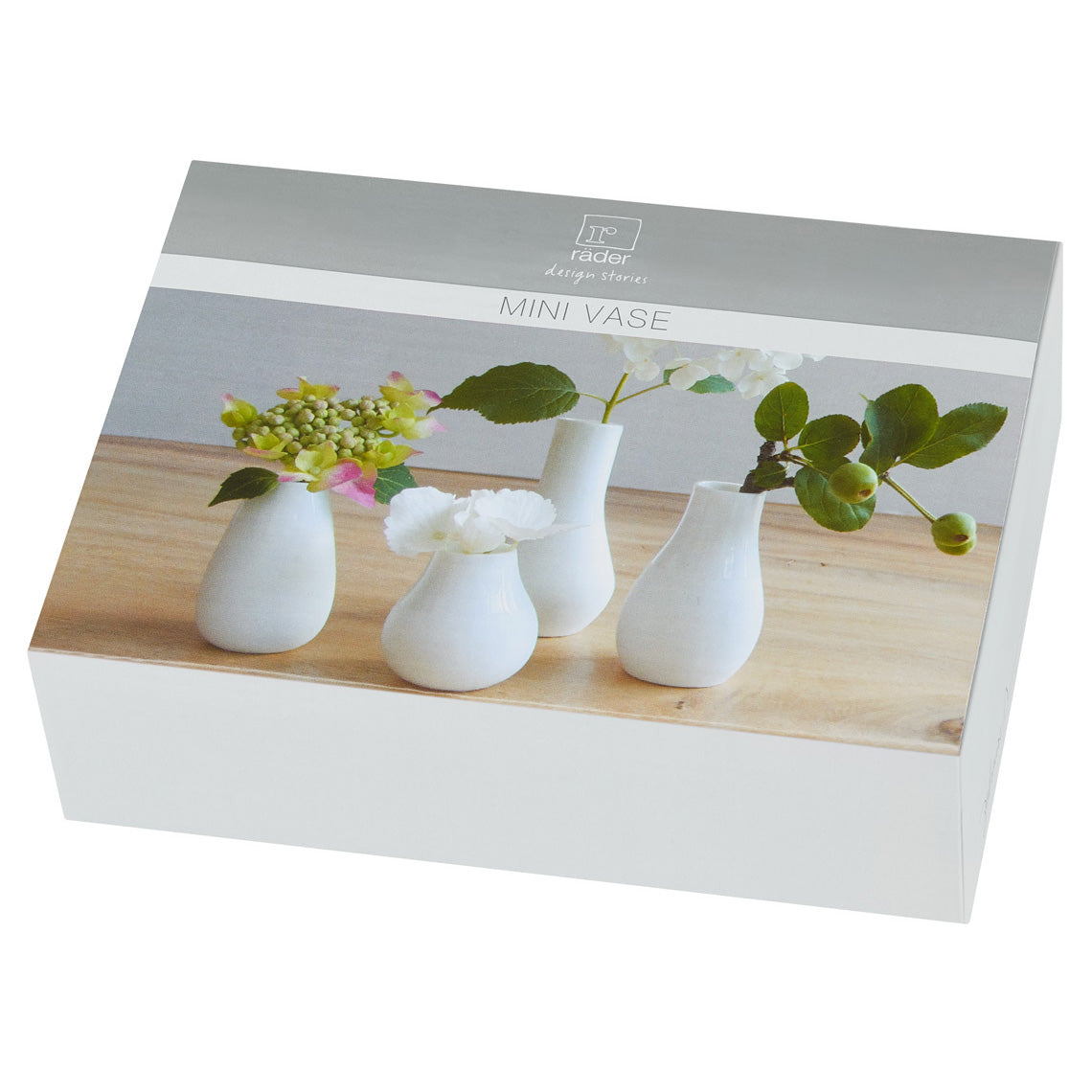 Mini Set Of White Vases