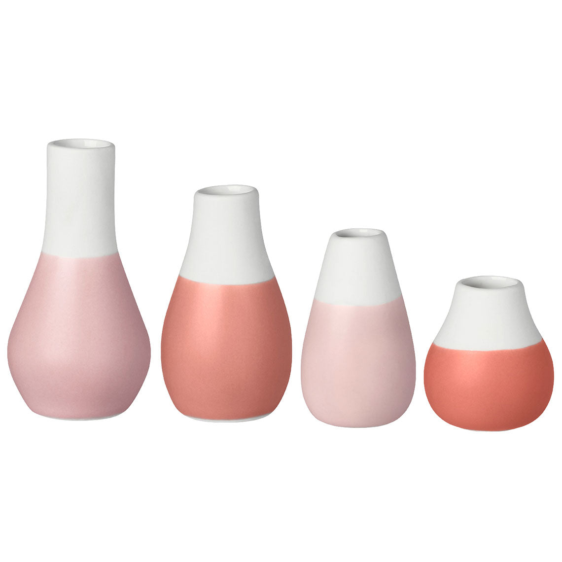 Mini Set Of Pink Vases