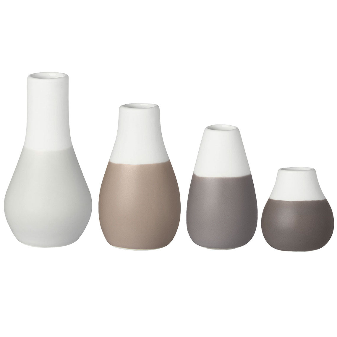 Mini Set Of Grey Vases