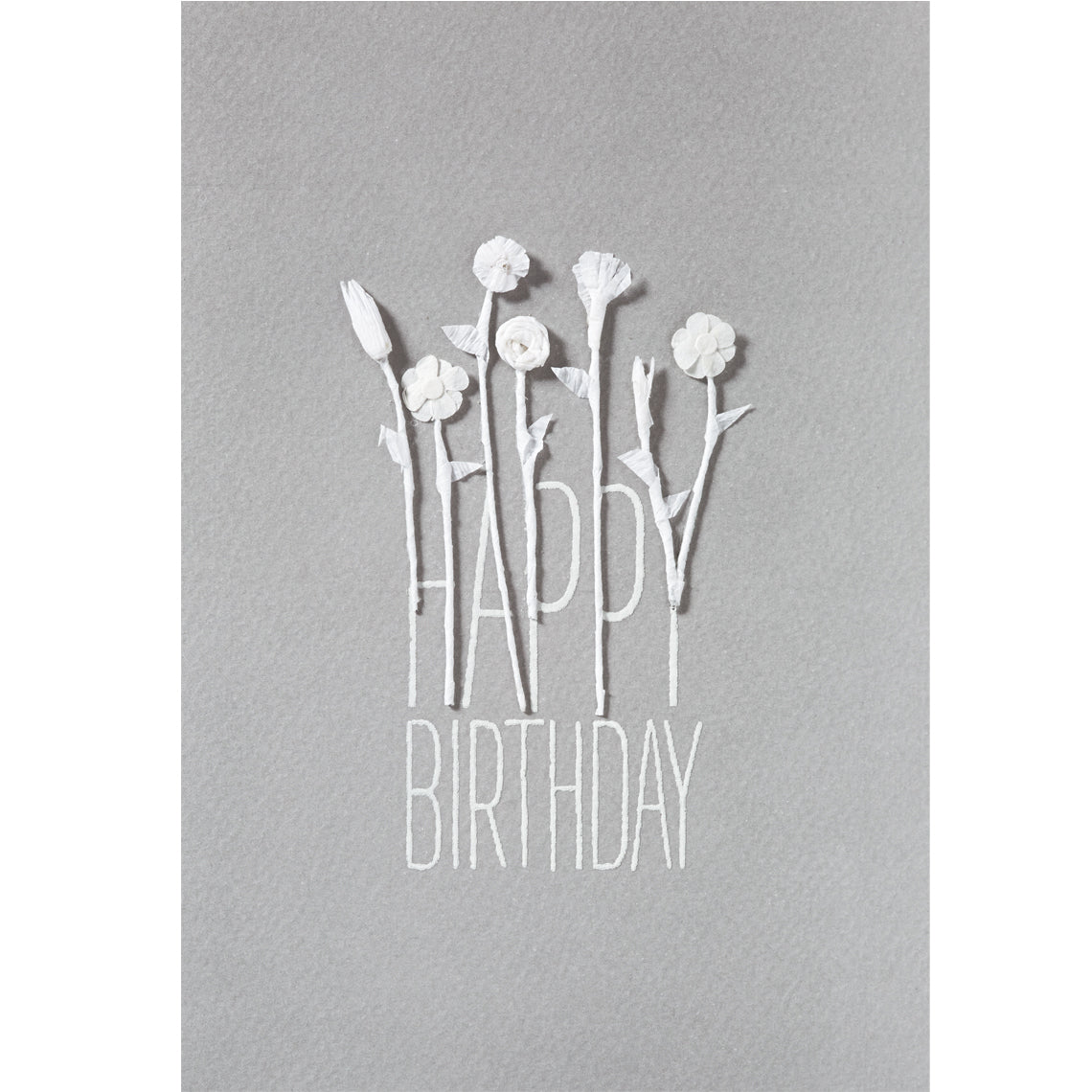 Card - Happy Birthday Flowers